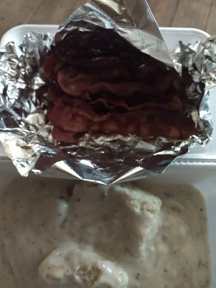 Bacon and Biscuits and Gravy Carryout Hott