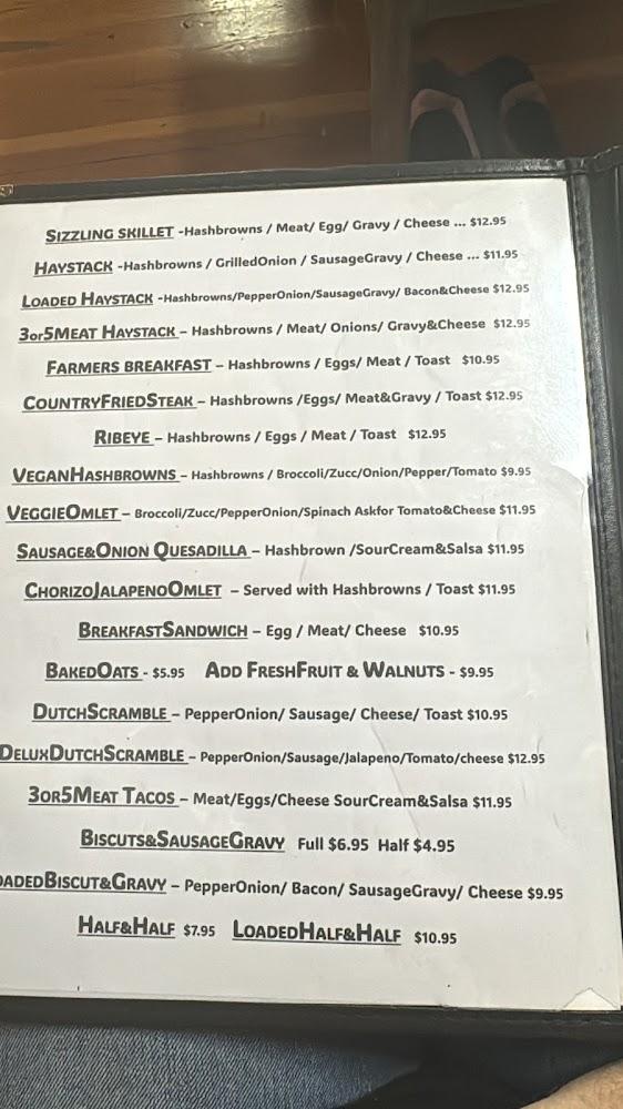 Dutch Village Restaurant Menu image 1